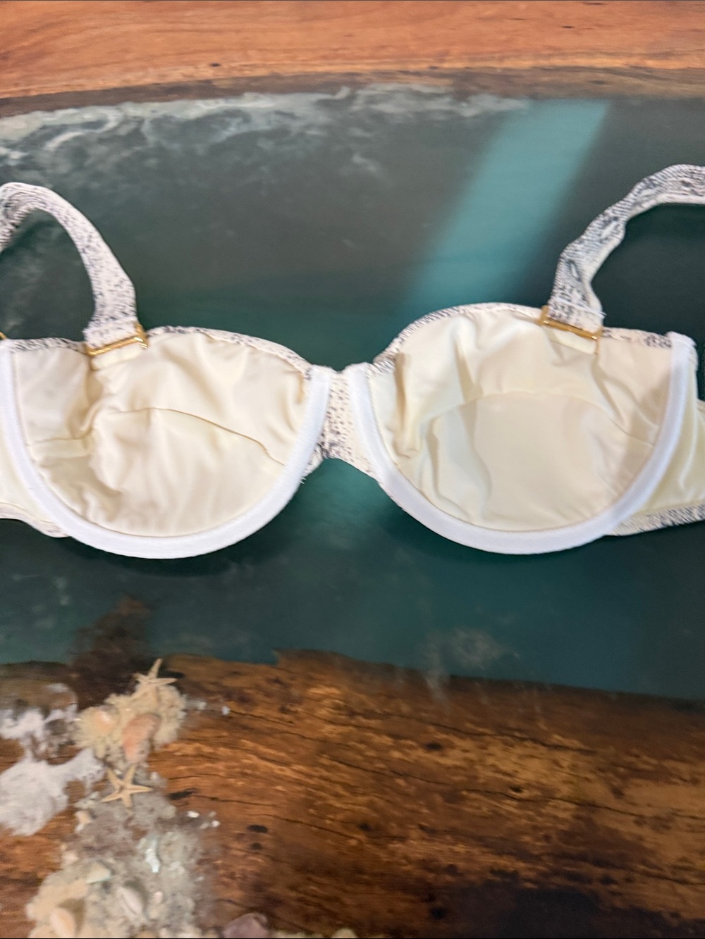 Montce Brand Snake-Print Underwire Bikini Top - Picture 5 of 6